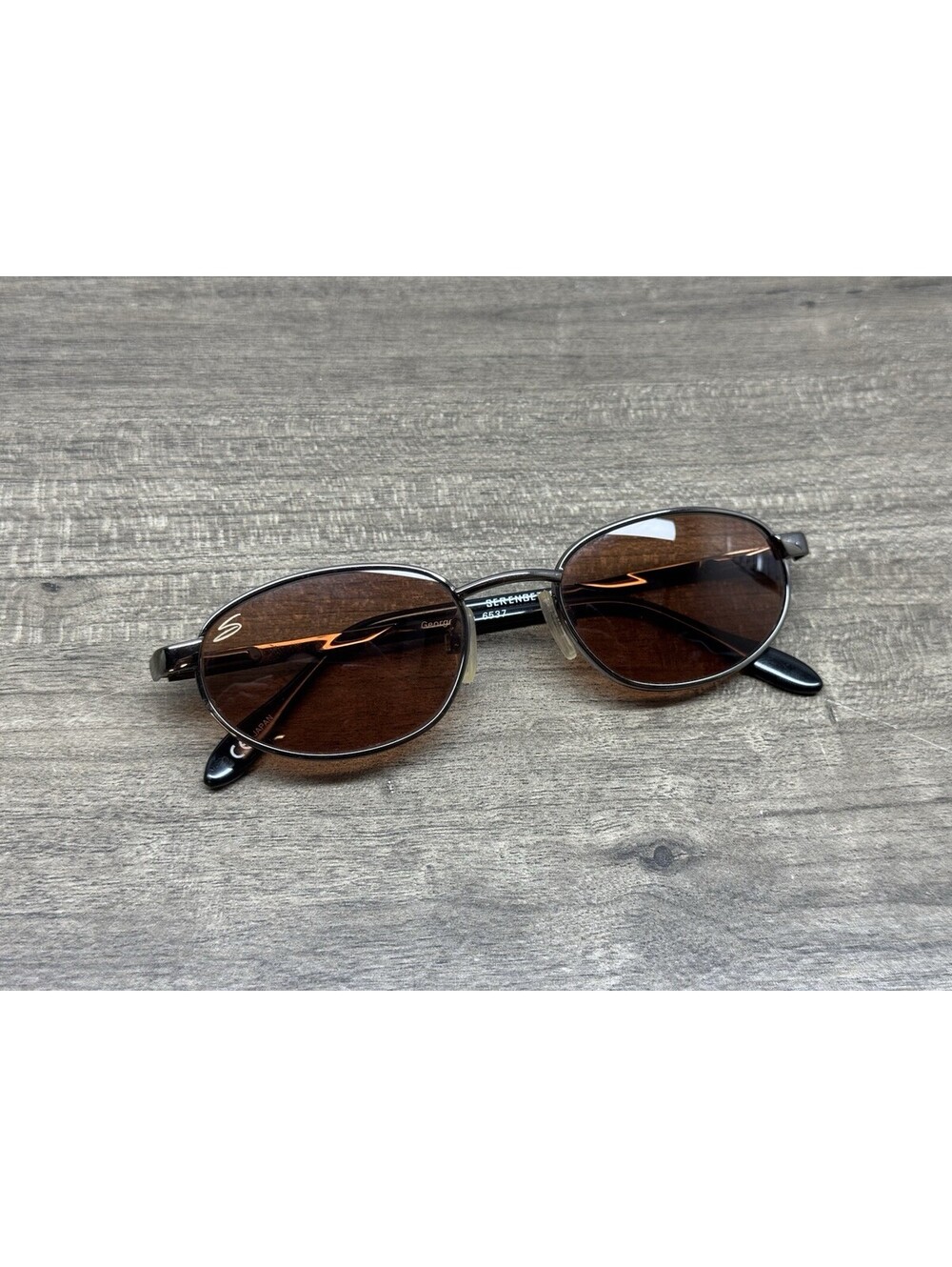 VTG Serengeti GEORGETOWN 6537 Round Sunglasses FLEX HINGE Drivers Lens JAPAN